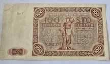 Banknot 100 zł 1947r.