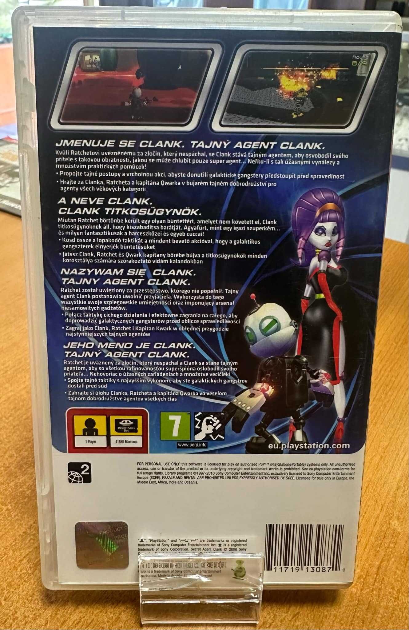Gra na PSP Secret Agent Clank