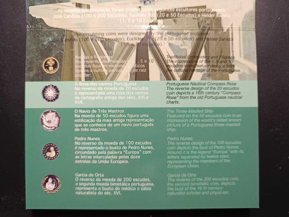 2001 – BNC – Série anual de moedas correntes