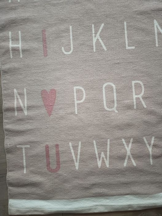 Dywan chodnik H&M alfabet