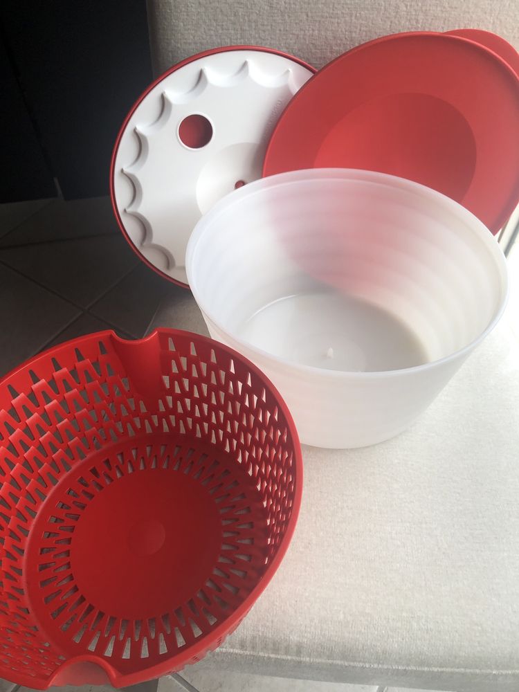 Tupperware caixa centrifugadora e secador de salada