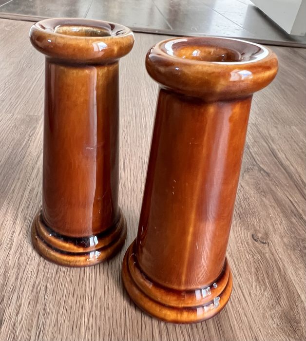 2 X Castiçais cerâmica.