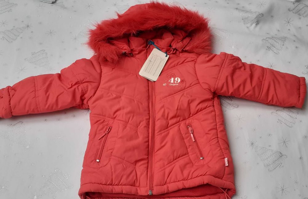 Kurtka zimowa dla dziewczynki 104