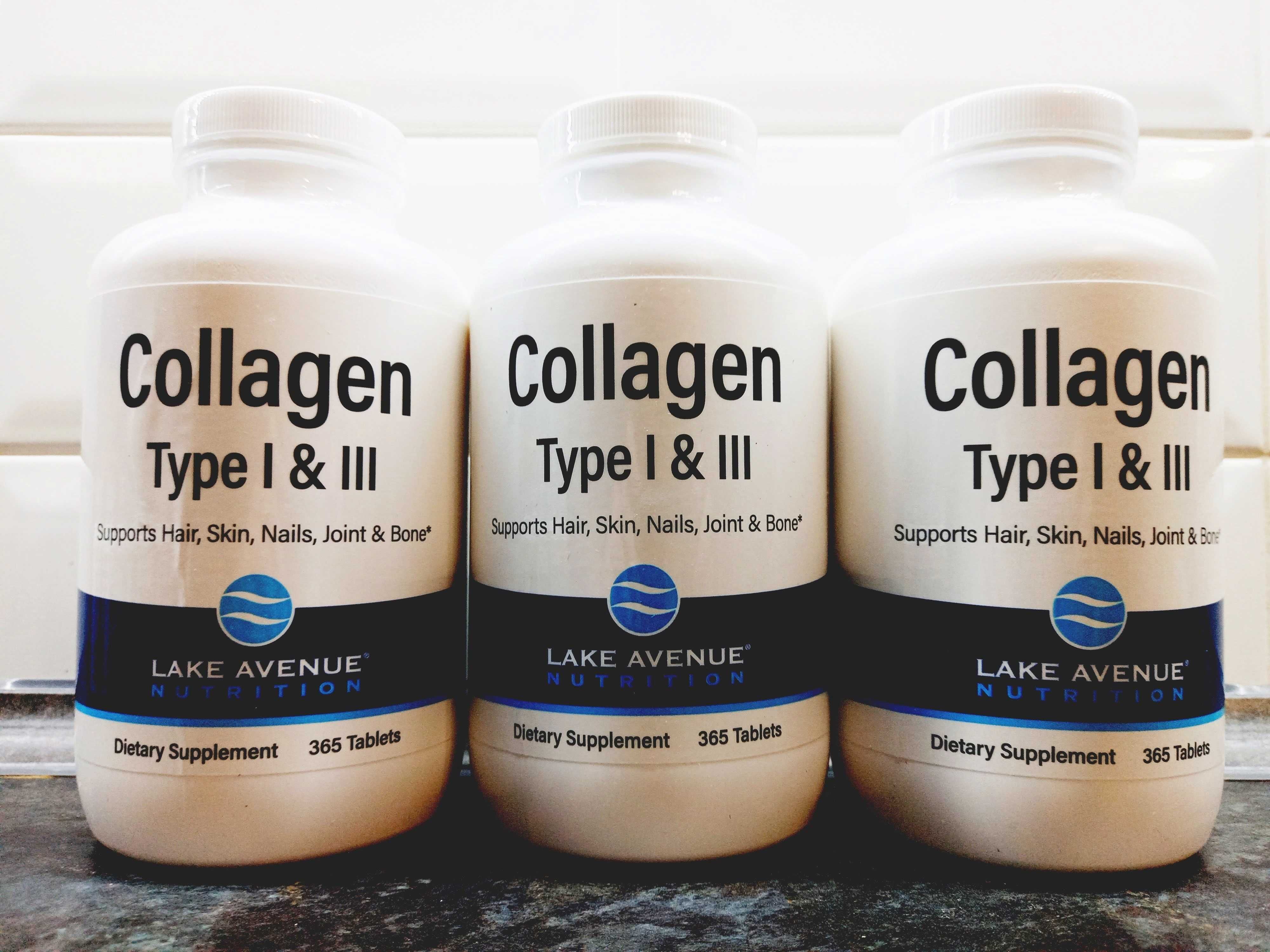 LAN, Collagen Type 1+3 (365 таб.), коллаген тип 1 и 3, колаген