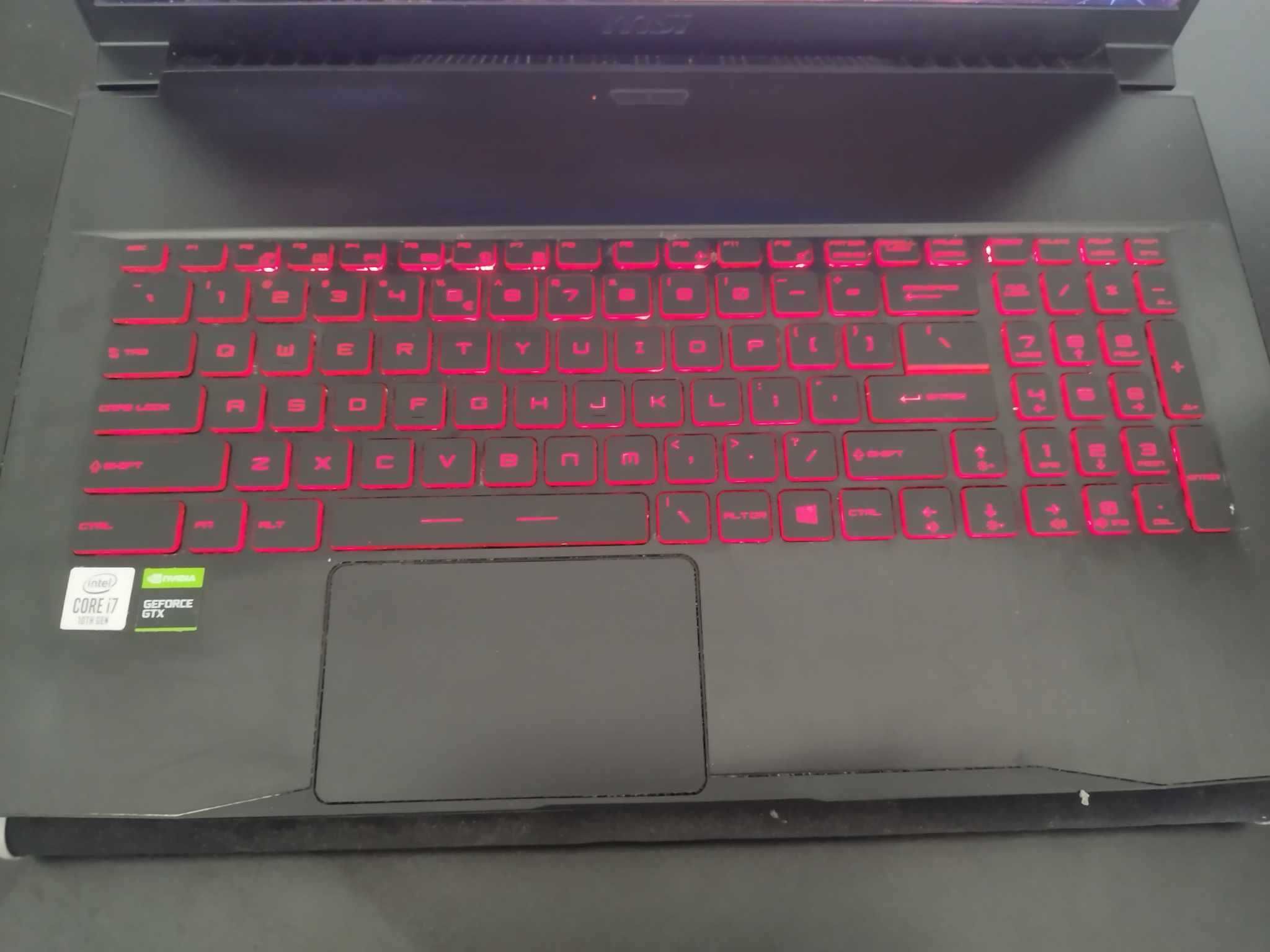 Laptop MSI GF75 Thin 144Hz i7-10750H 16GB GeForce 1650Ti