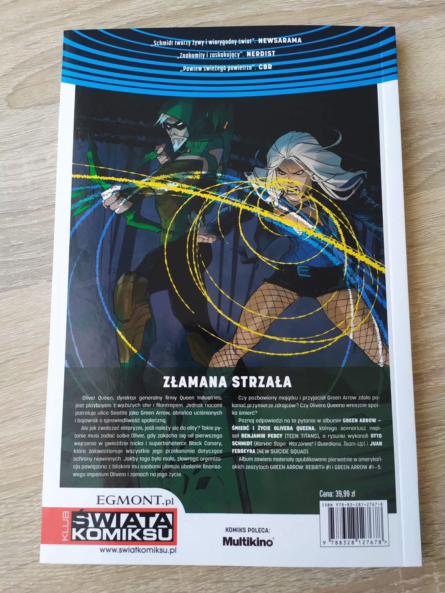 Green Arrow Tom I Śmierć i życie Olivera Queena