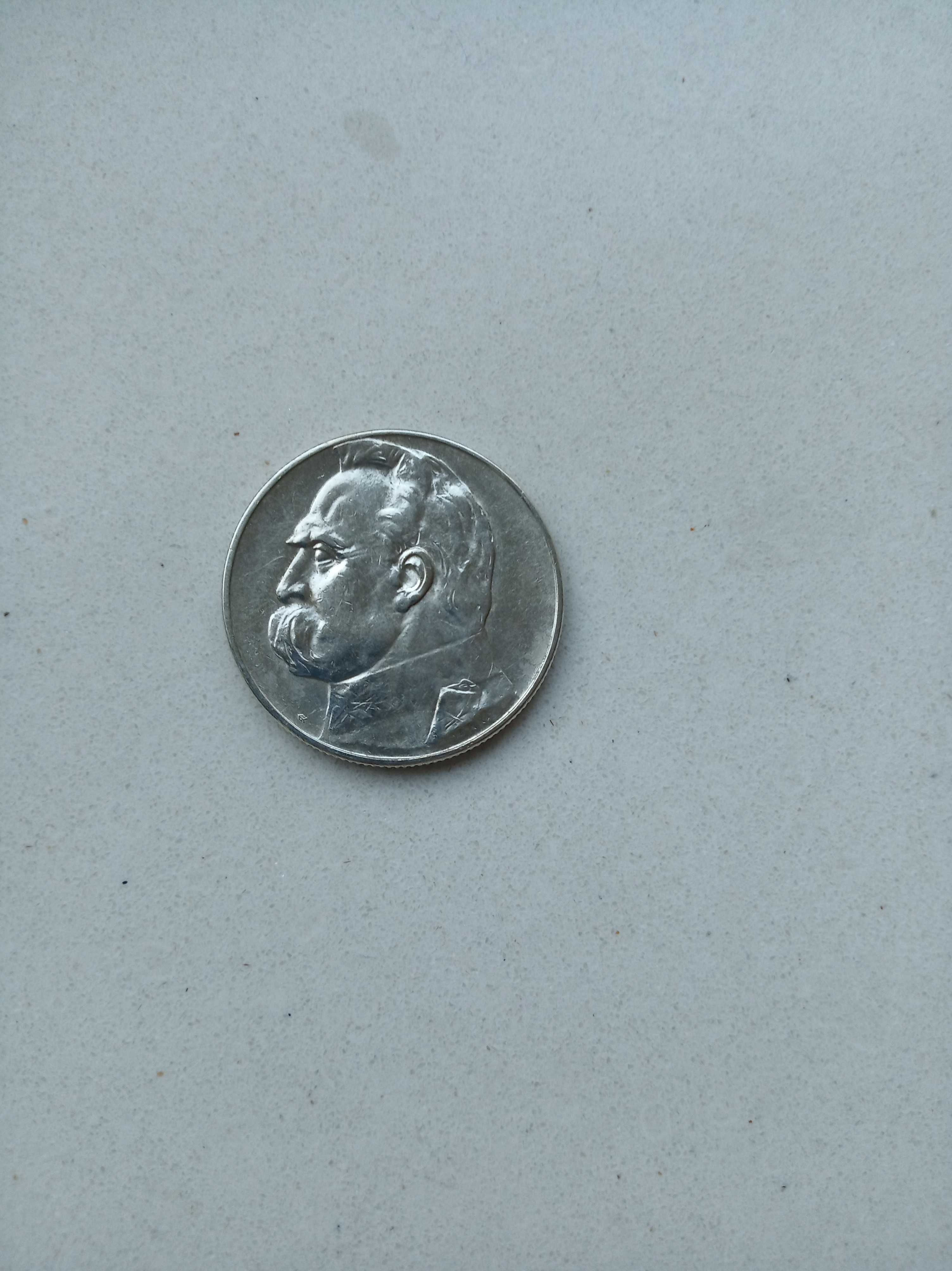 moneta 5 zł z 1935 r Piłsudski