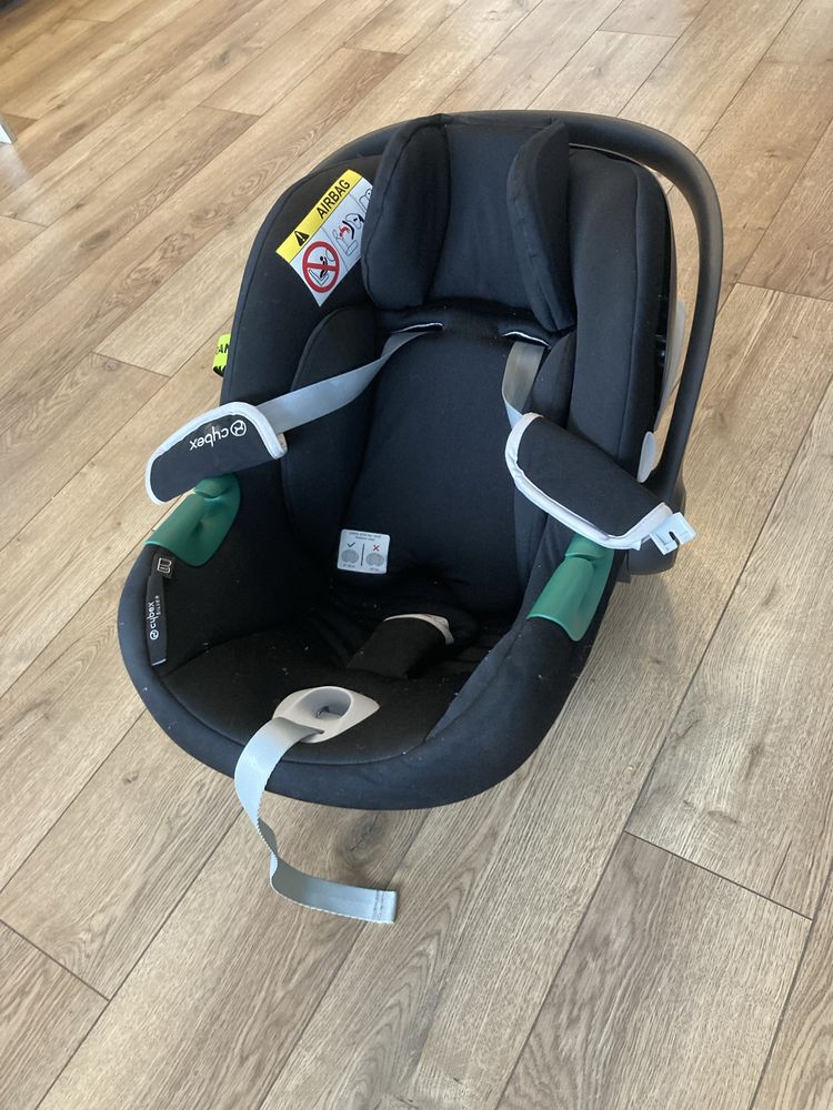 Fotelik łupina cybex aton b2 i-size z bazą plus adaptery do wózka