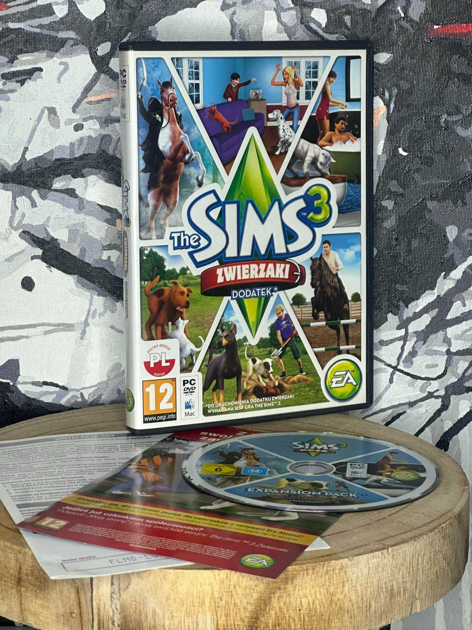 The Sims 3 Zwierzaki - simsy dodatek - JAK NOWA - PL PC