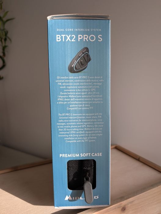 Zestaw interkomów motocyklowyvh MIDLAND BTX2 PRO S