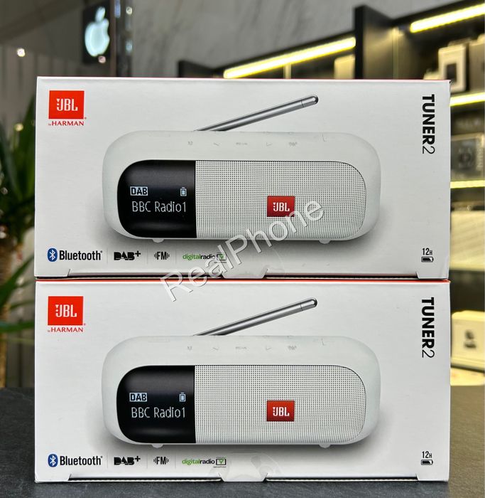 Портативний радіоприймач JBL Tuner 2 White