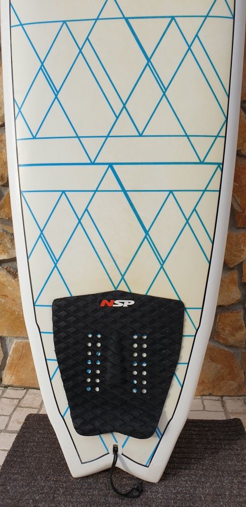 Prancha Surf NSP 7"4 (50lts), Epoxy mod Fish