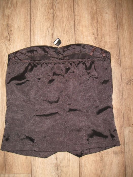 Атласный корсет топ