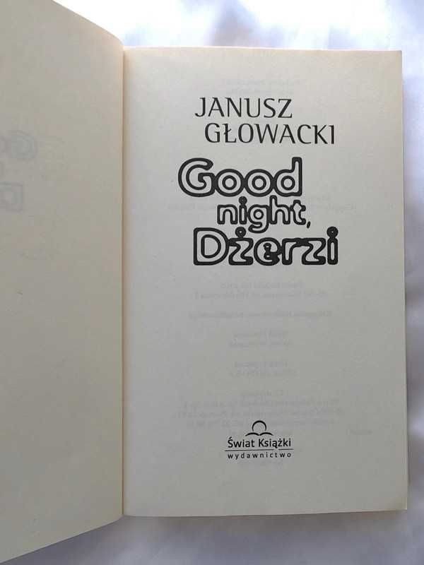 Książka Good night Dżerzi Janusz Głowacki Świat Książki