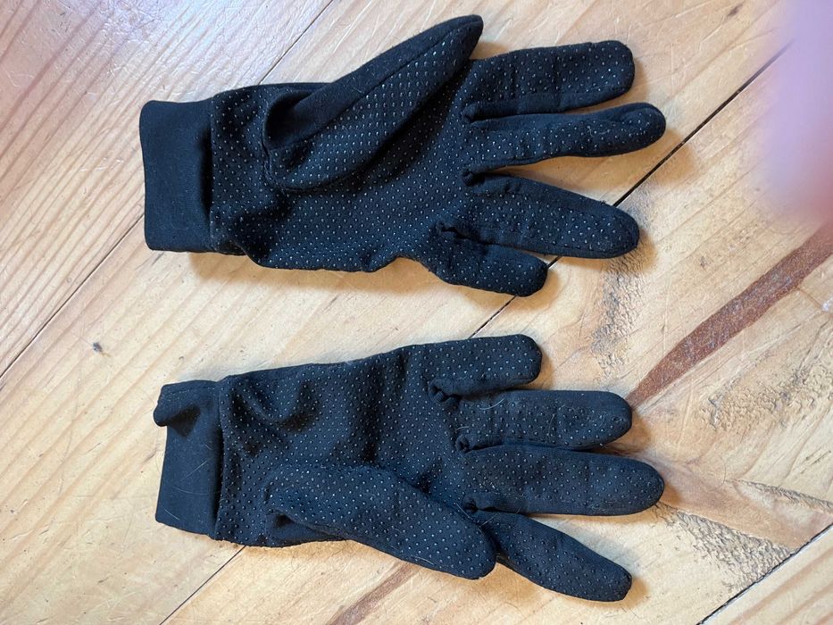 FOUGANZA luvas equitação pretas