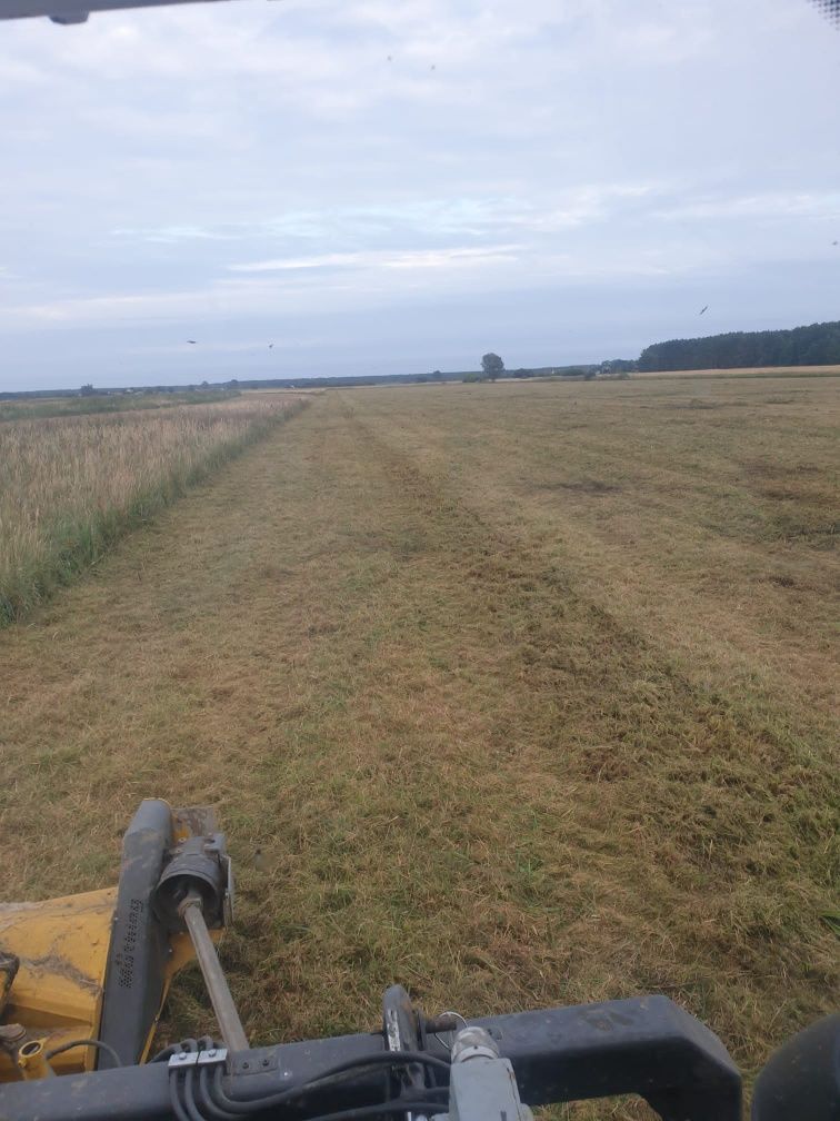 Usługi rolnicze, koszenie mulczerem łąk, mulczowanie,  uprawa, siew