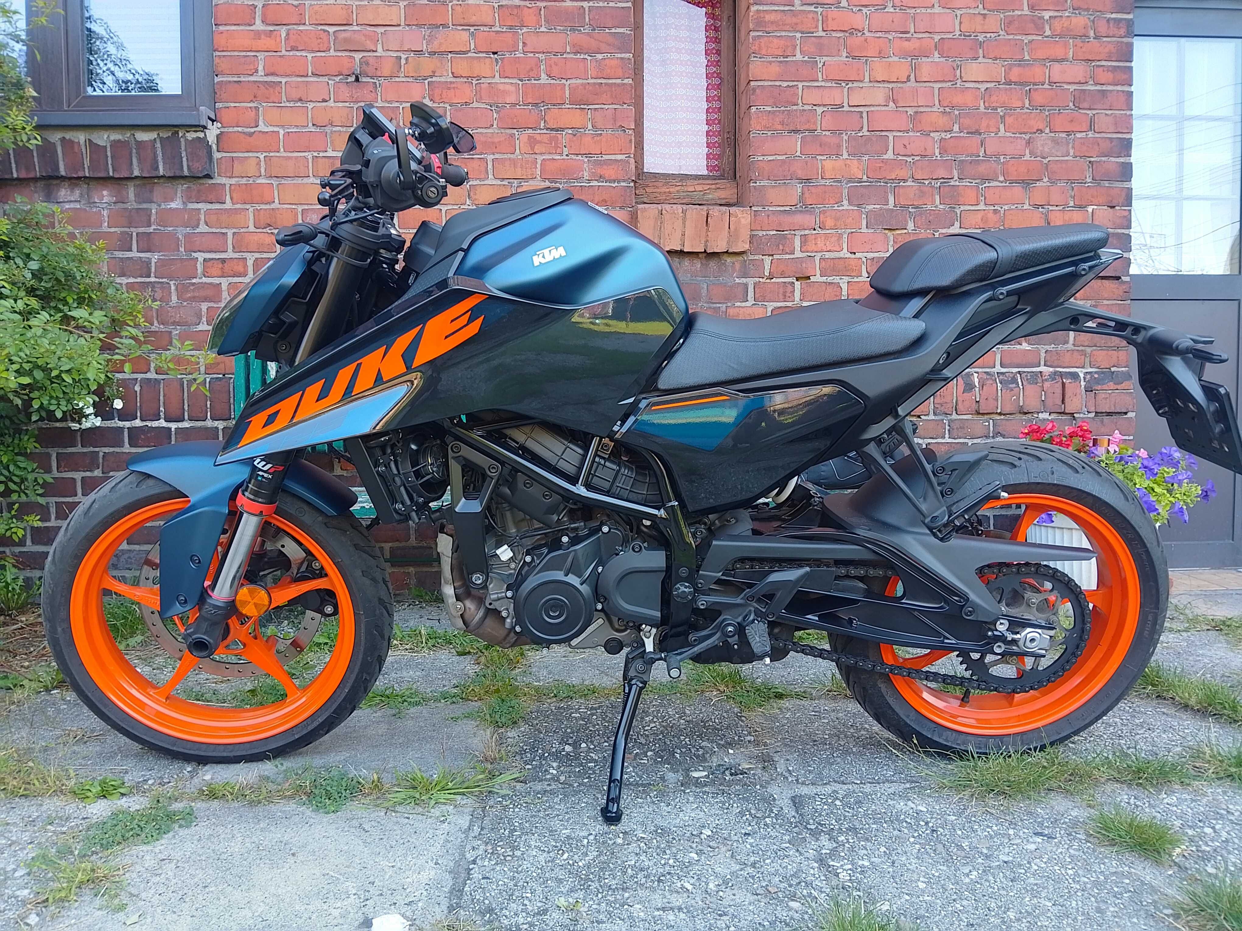 KTM Duke 125 na gwarancji