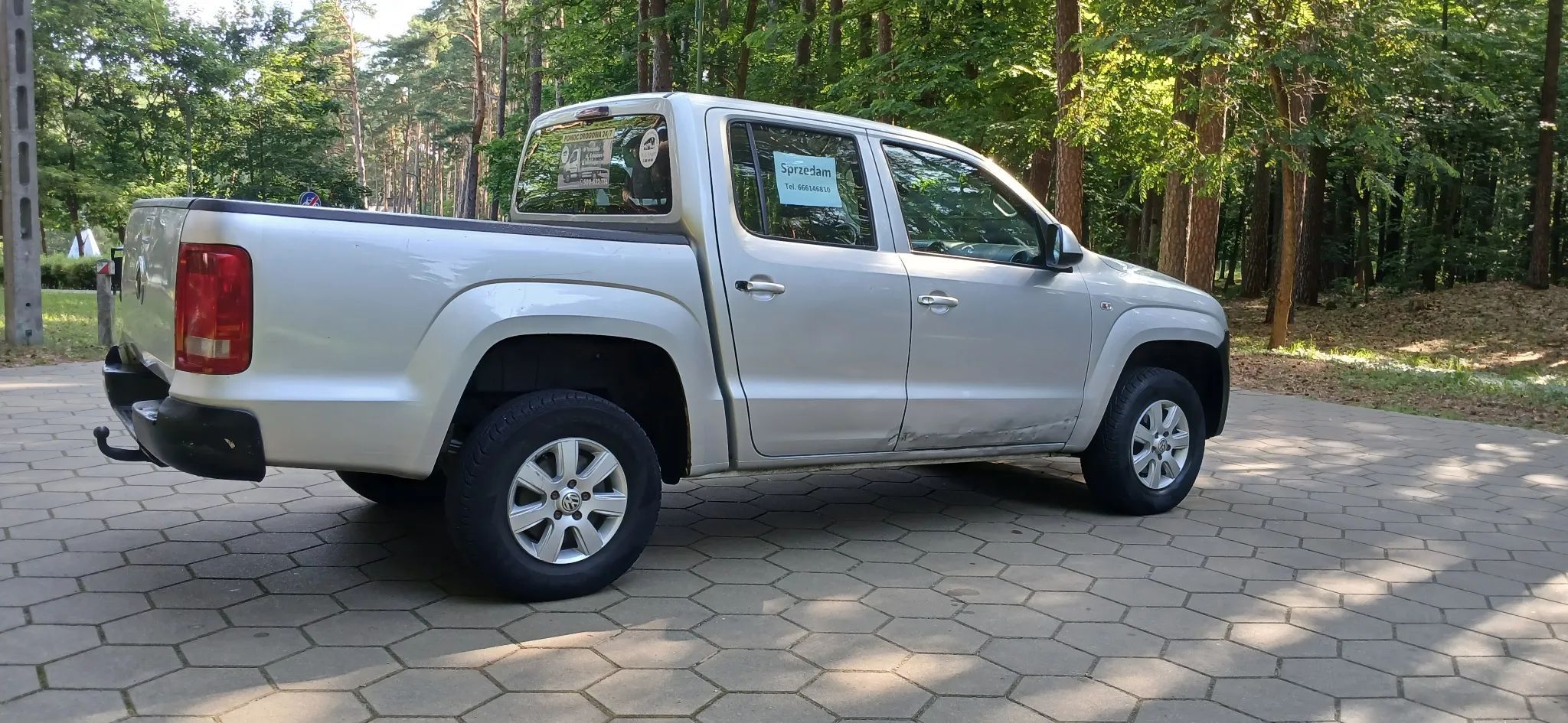 Volkswagen Amarok 4x4 OKAZJA-FAKTURA-bdb stan+klima gotowy do jazdy+hak 3tony