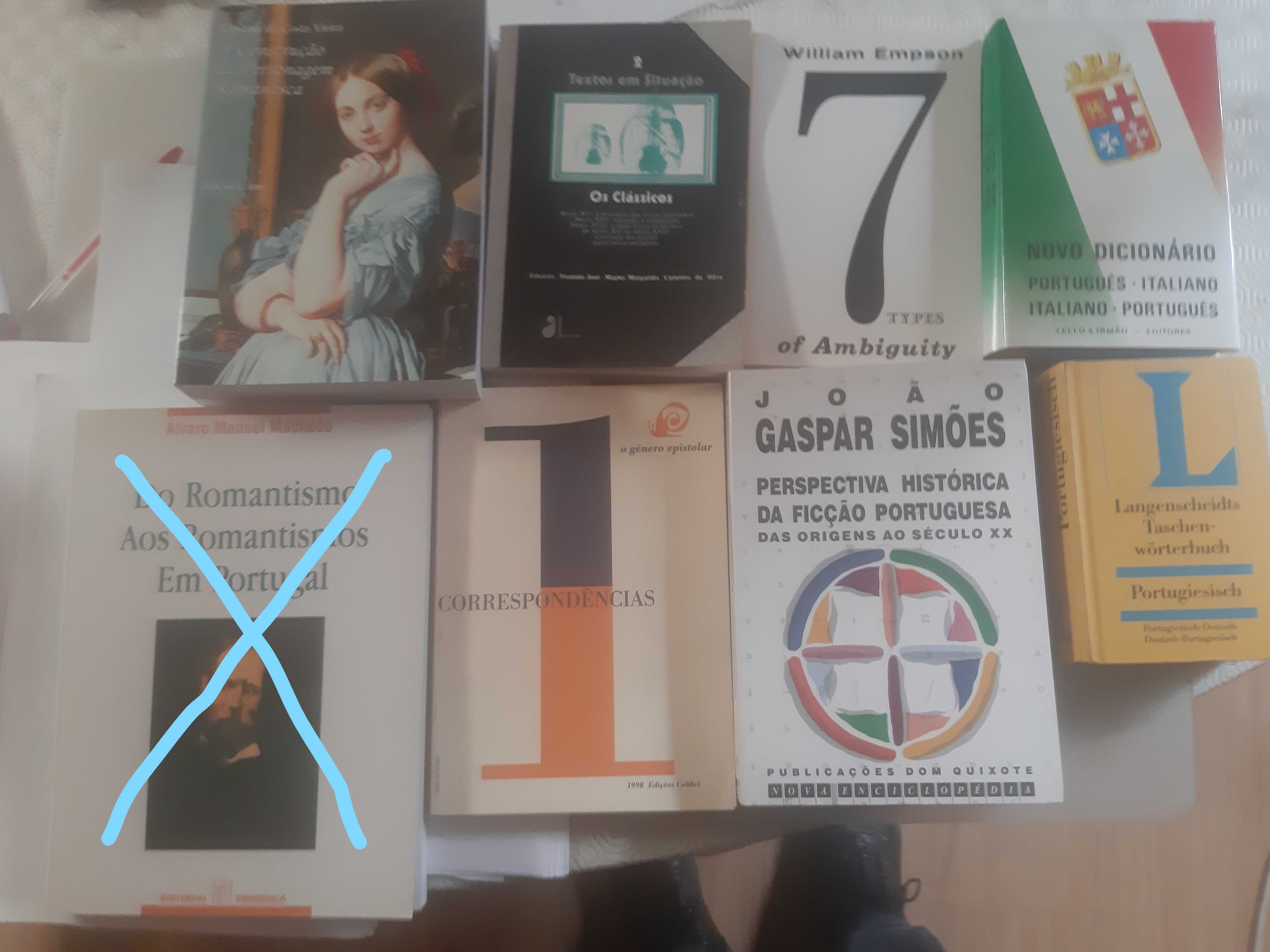 universidade aberta, livros para curso de literatura portuguesa