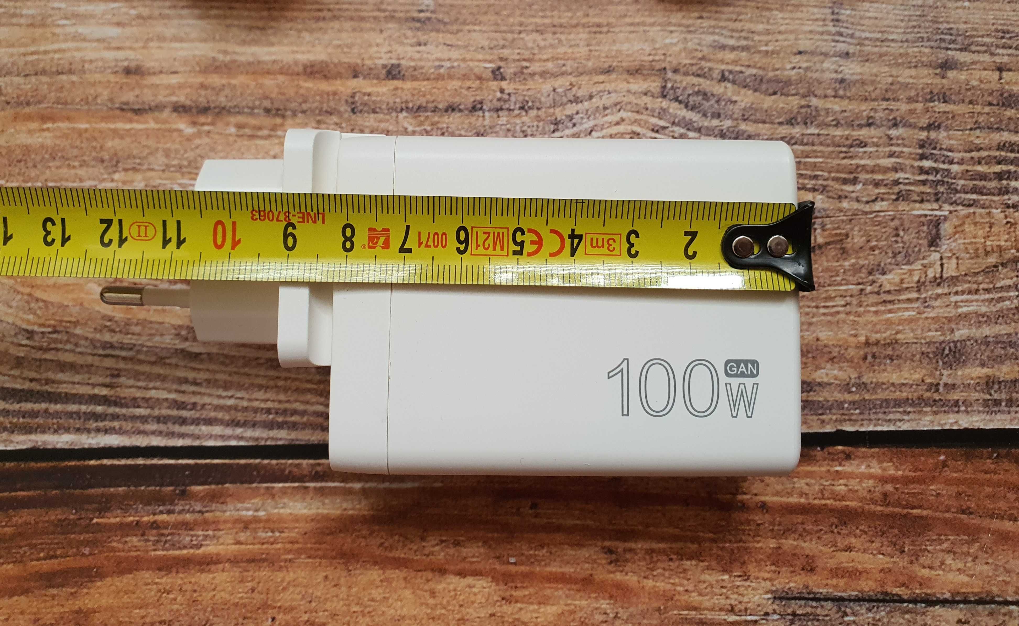 Ładowarka USB C, 100 W, 4 porty USB C Z Kablem
