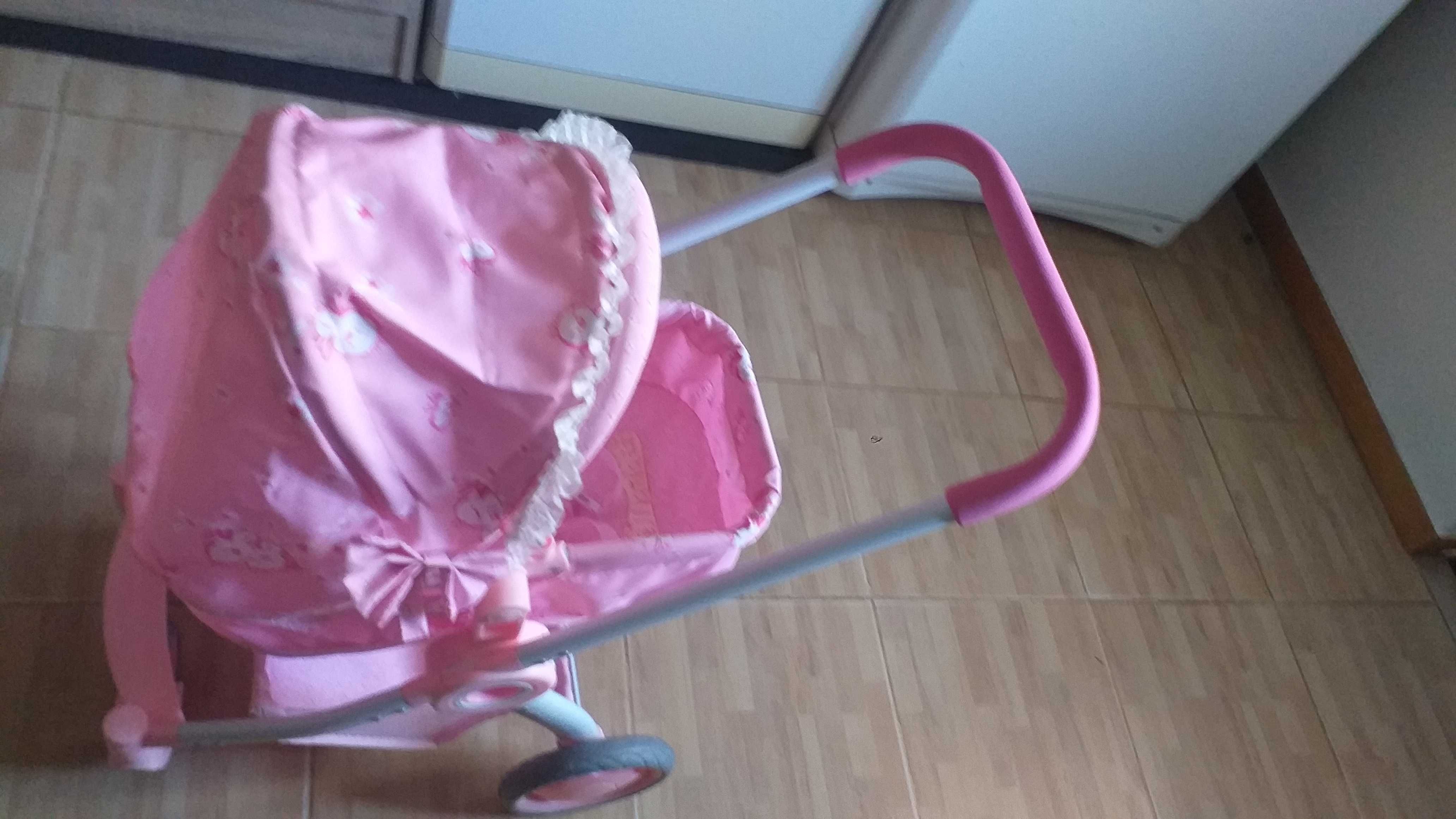 Carrinho de bebe como novo de brincar