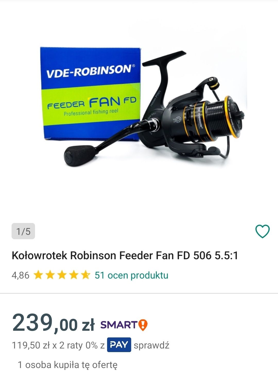Kołowrtotek Feeder Fan Robinson 506