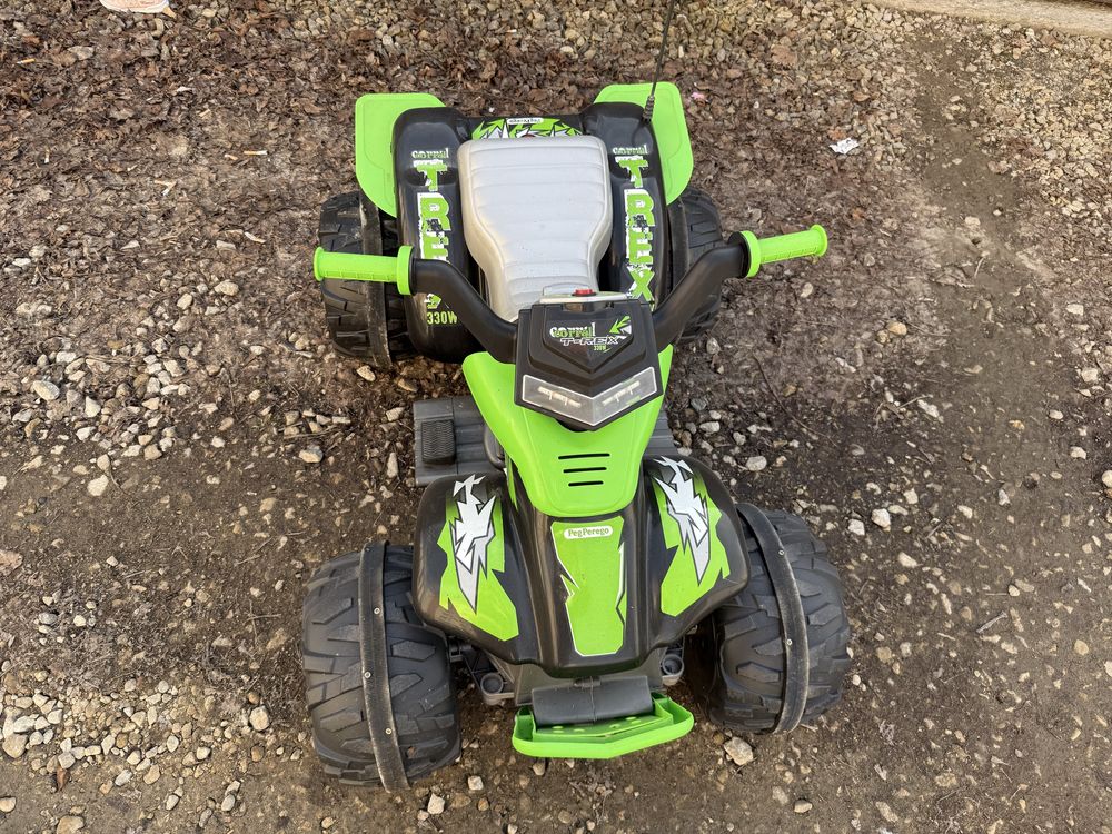 Peg Perego corral t-rex 330w włoski quad auto na akumulator