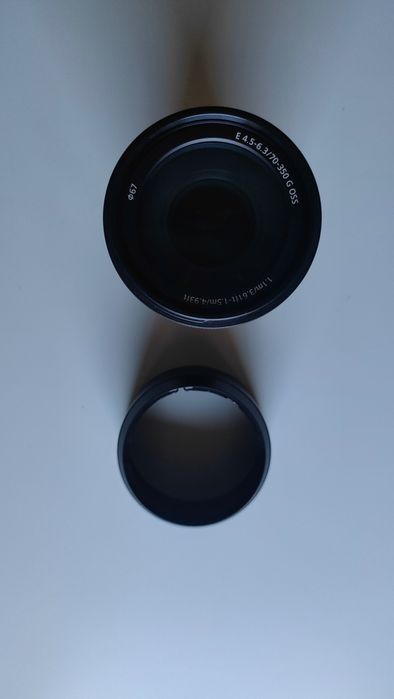 Stan idealny Sony E G OSS 70-350 mm f/4.5-6.3 + Zestaw filtrów Hoya