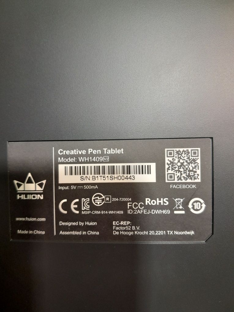 Tablet graficzny HUION WH1409 V2