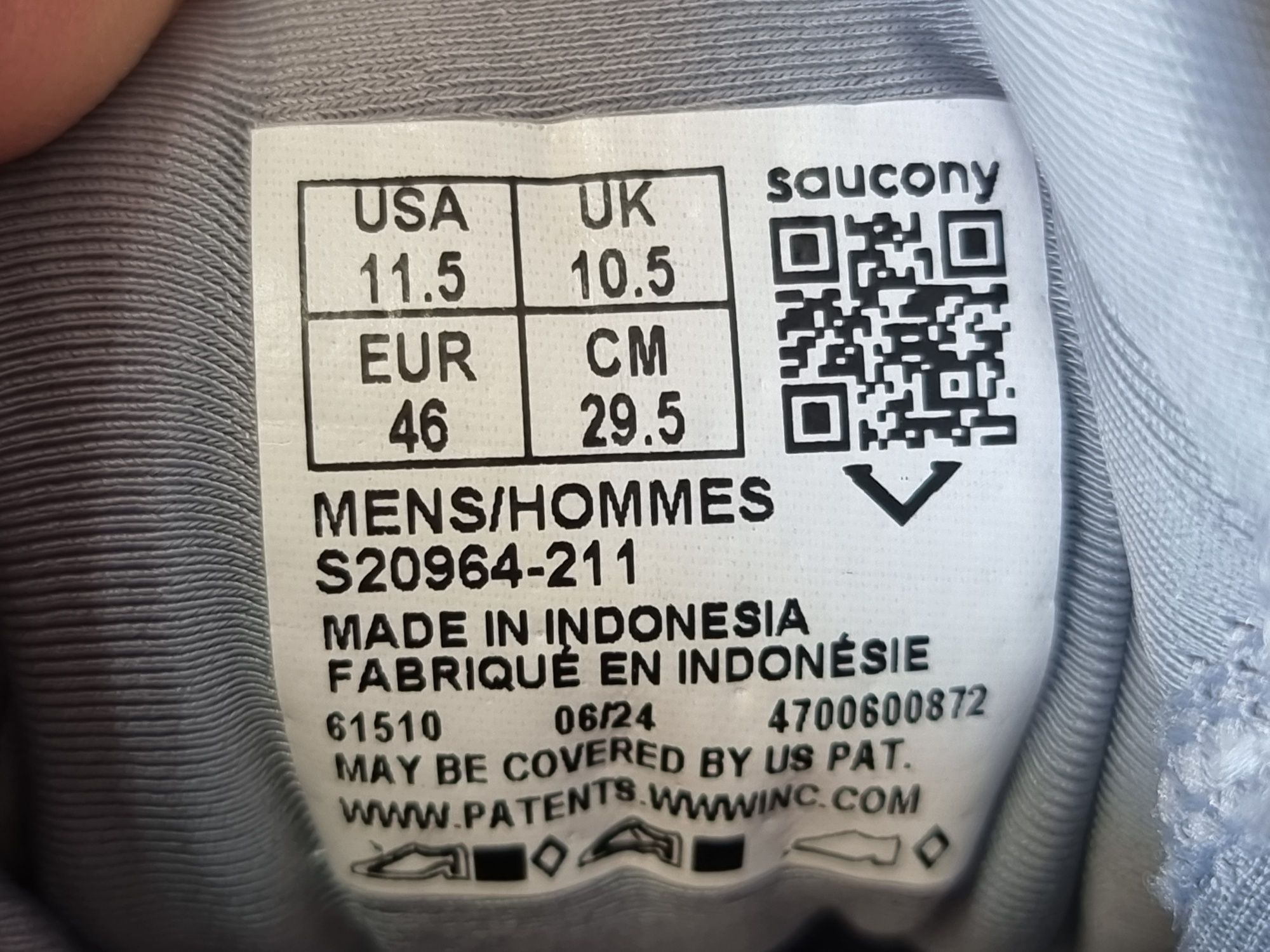 Оригінал 100% чоловічі кросівки saucony triumph 22  eur 46