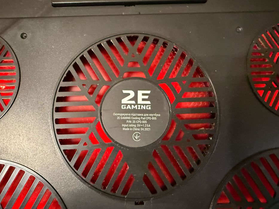 Підставка 2E Gaming Cooling Pad  CPG-005