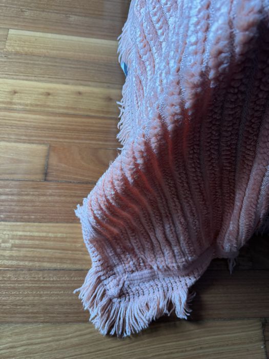 Cobertor de inverno cor pêssego