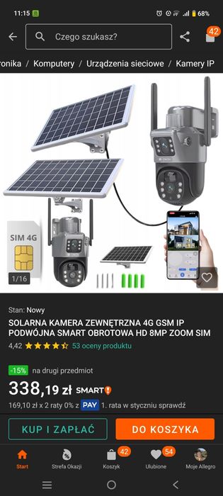 Kamera solarna wi-fi