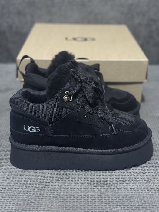 Ugg lowmel black женские черные угги лоумель