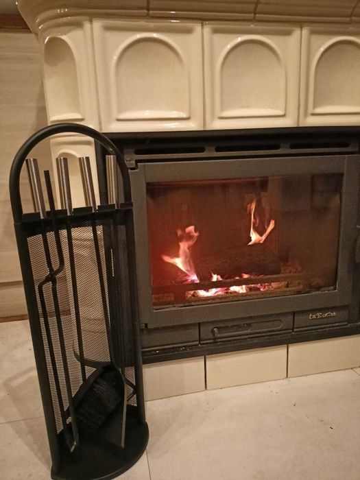 Przybory Kominkowe Akcesoria Do Kominka Zestaw 5w1 Metalowy