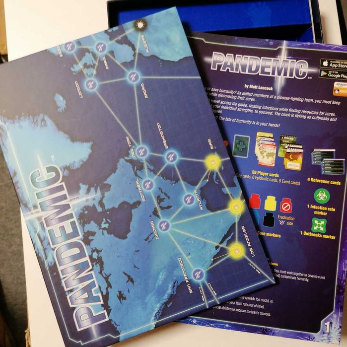 Pandemic (novo) - jogo de tabuleiro