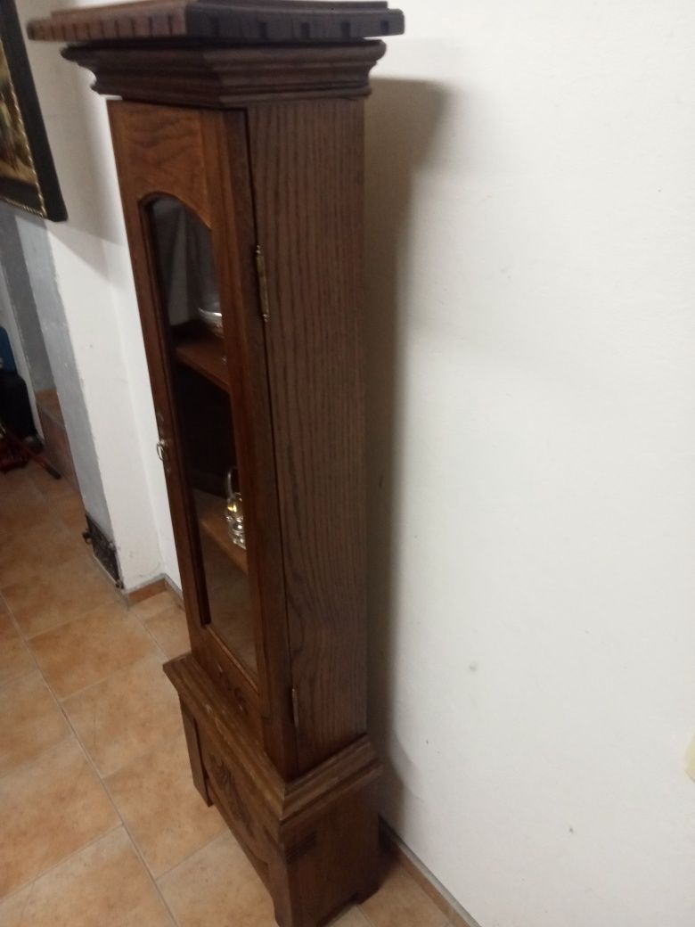 Witryna dębowa stara