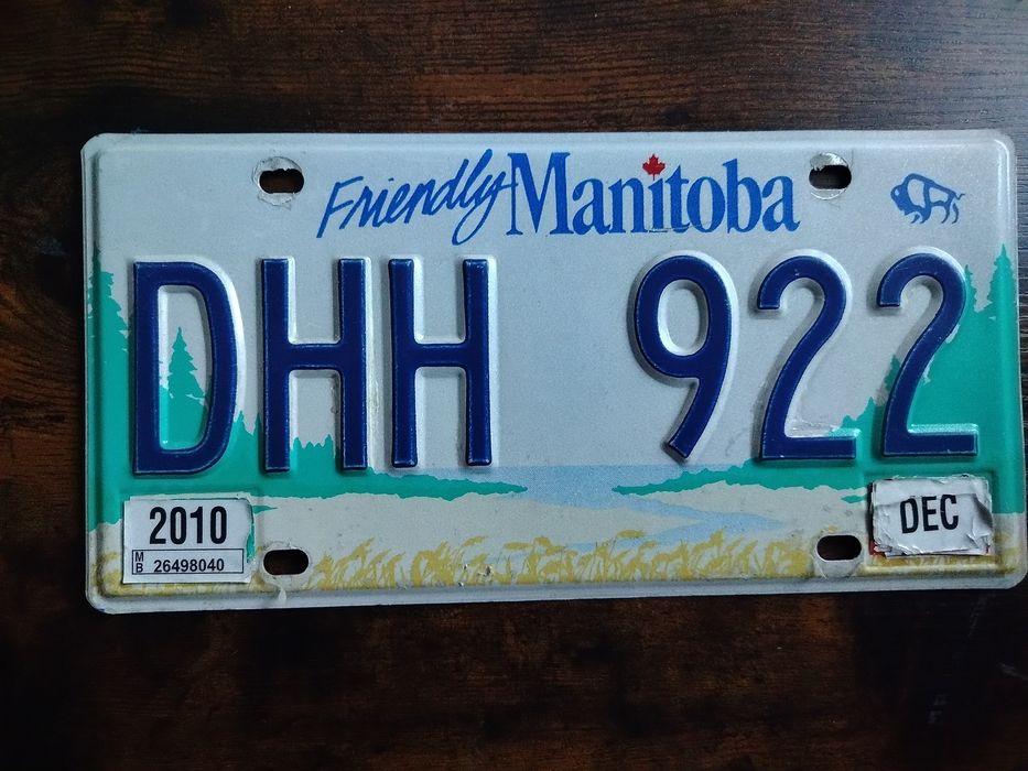 Tablica Kanada Manitoba