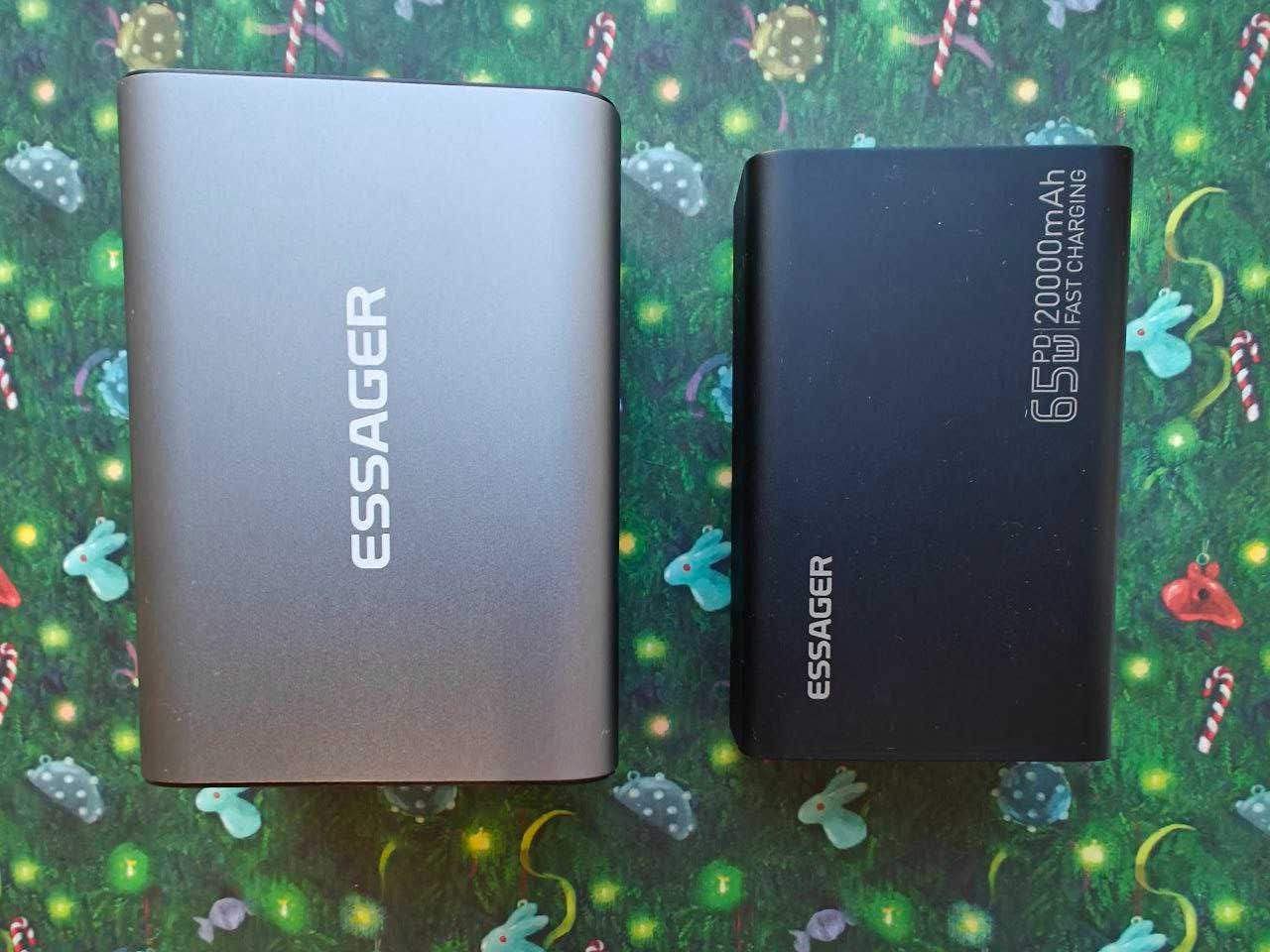 PowerBank аккумулятор Essager F2014 20000mAh 65W и F3002 27000mAh 220W