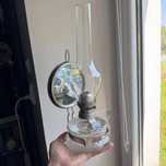 Lampa naftowa Szklana Czechy lata 90 te