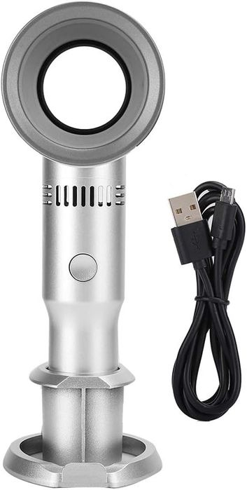 Przenośny Wentylator Turystyczny USB Ręczny Regulowany 2000mah