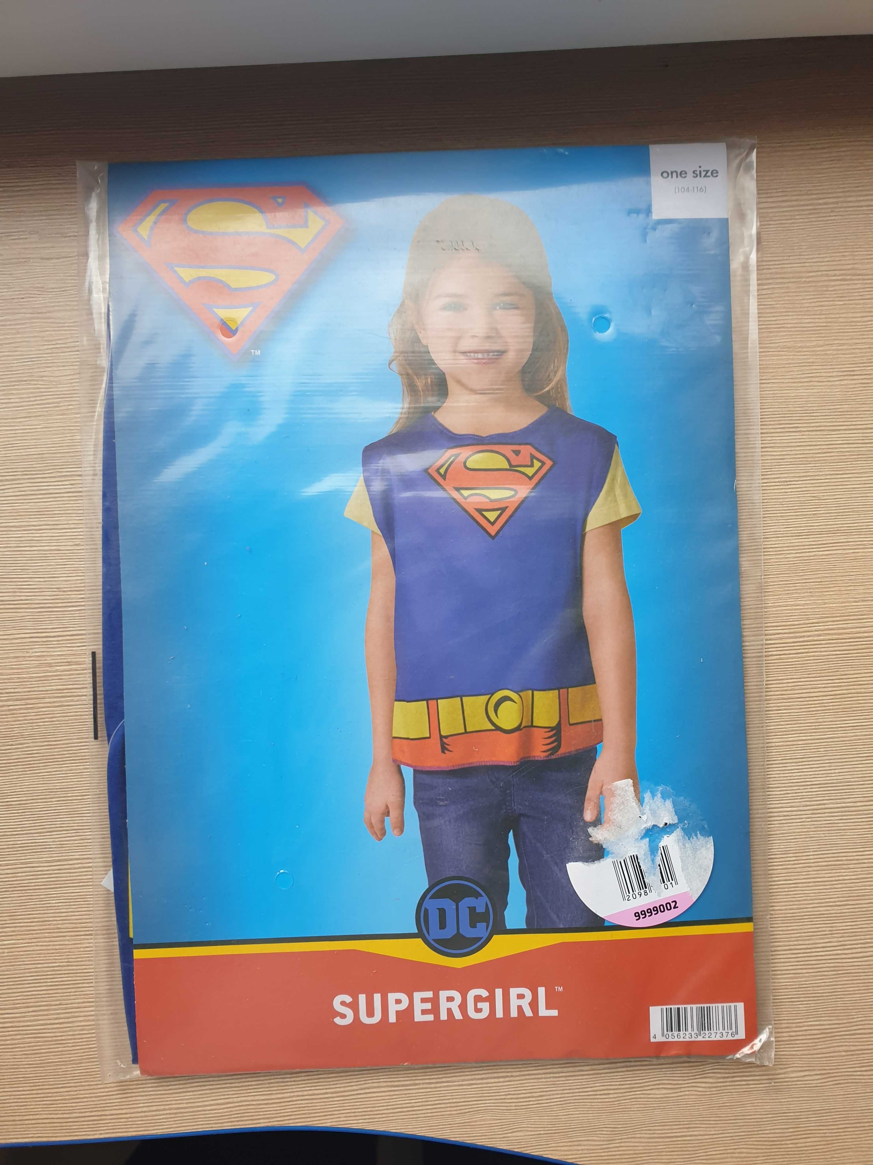 Kostium karnawałowy Przebranie Supergirl  Superman Rozmiar 104-116