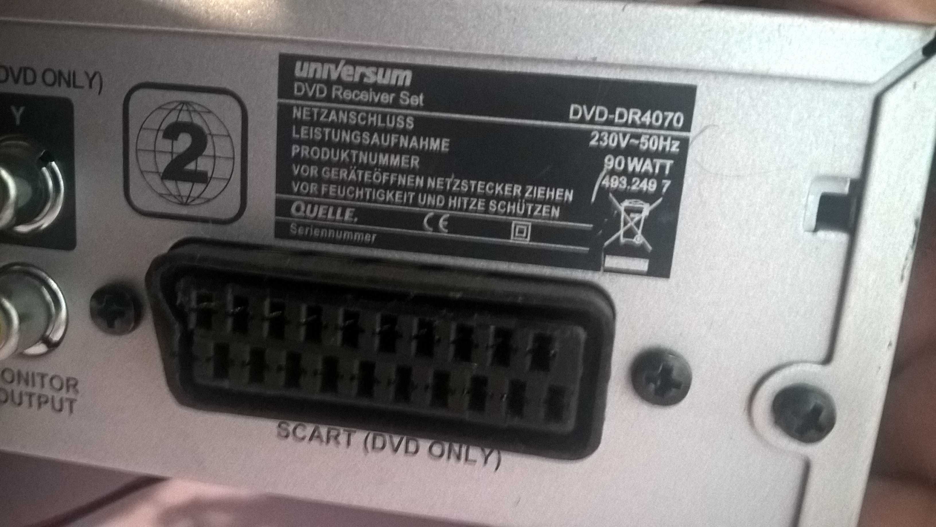 lepszy niż wieża UNIVERSUM dvd-dr4070 {Philips } + pilot + kolumny