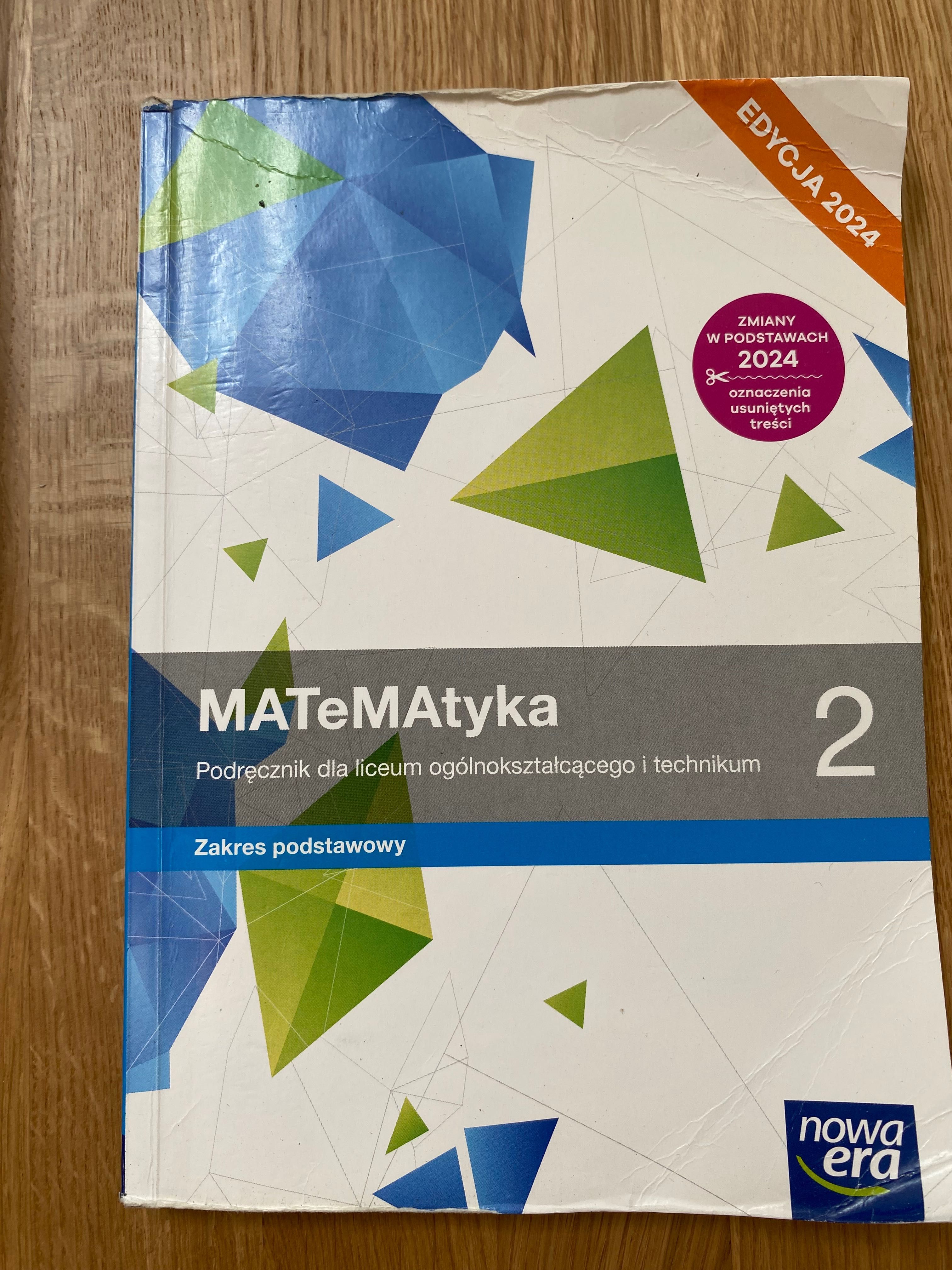 Matematyka 2 dla LO i technikum podstawa