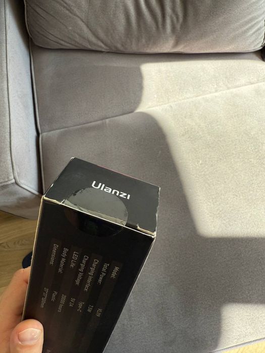 RGB лампа с аккумулятором