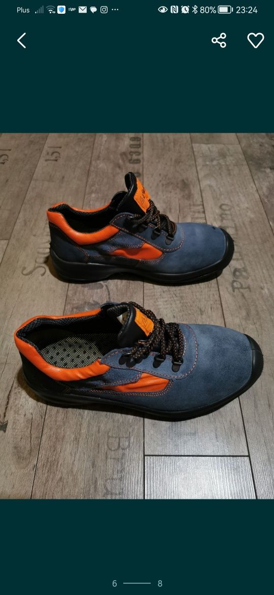 Skórzane Robocze Buty Męskie Łukpol Lekkie Wygodne