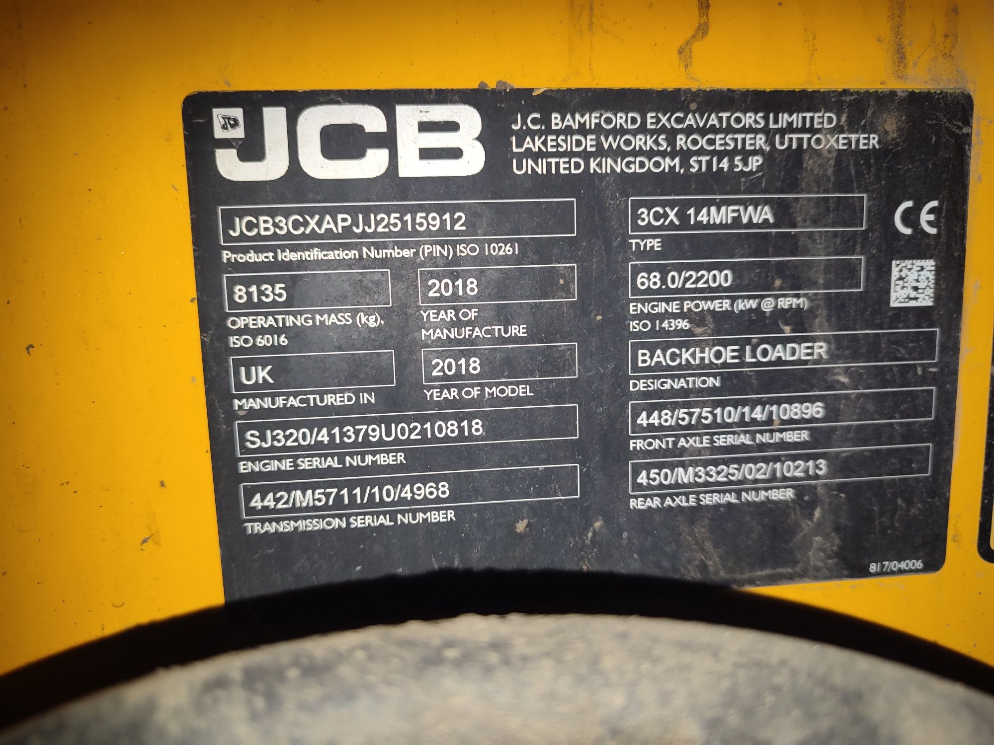 JCB 3CX tylko 4870mth joystick Hydrauliczna Skarpowka Klima bez adblu