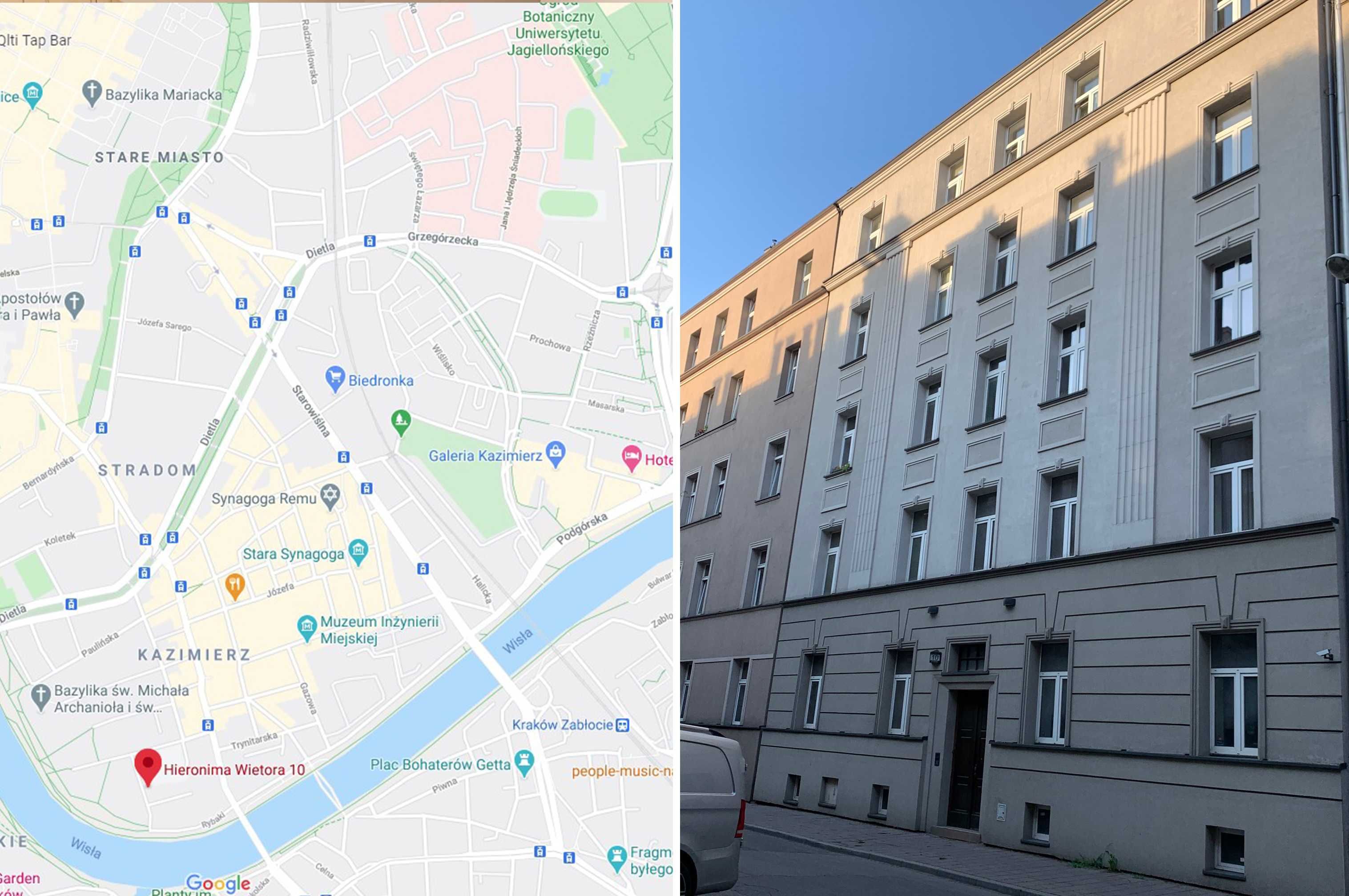 Dwupokojowe mieszkanie w centrum Krakowa