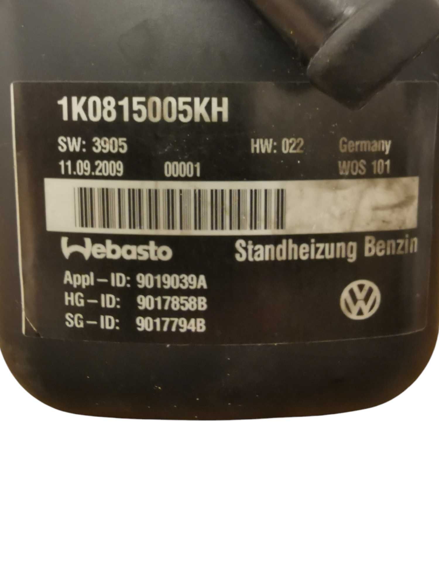 Webasto TTV Benzin VW Golf Passat Caddy Touran Octavia Fabia  NOWY