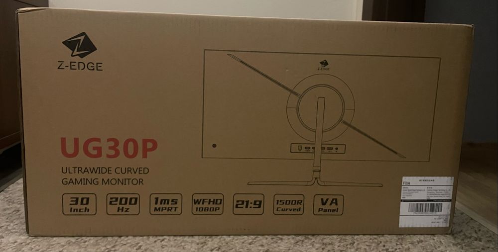 Z-EDGE 30-CALOWY zakrzywiony monitor gamingowy